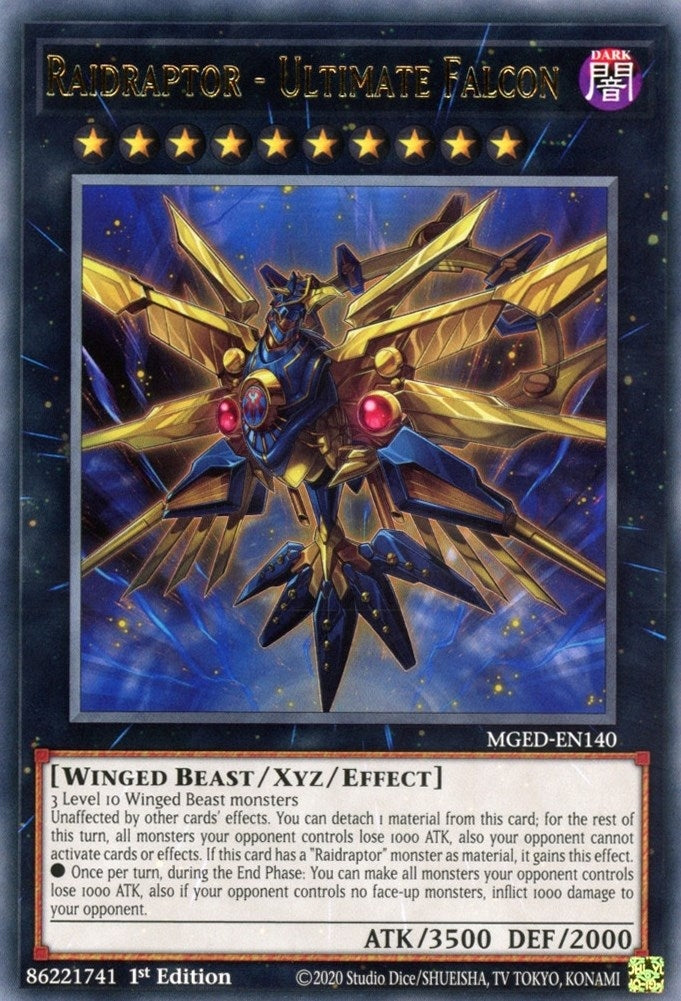Raidraptor - Ultimate Falcon (140) (MGED) - YuGiOh Single