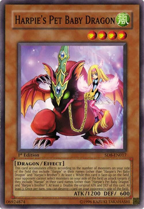 Harpie’s Pet Baby Dragon (8017) - YuGiOh Single