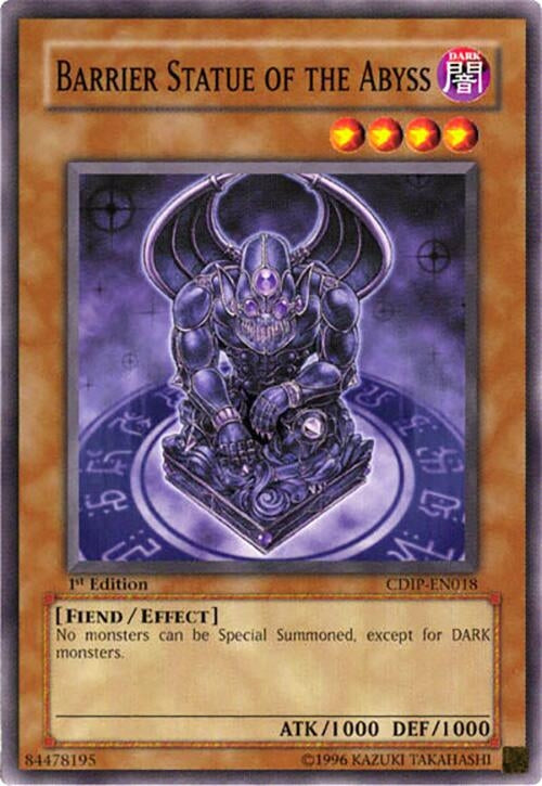 Barrier Statue of the Abyss (18) - YuGiOh Single