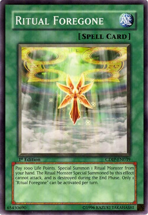 Ritual Foregone (39) - YuGiOh Single