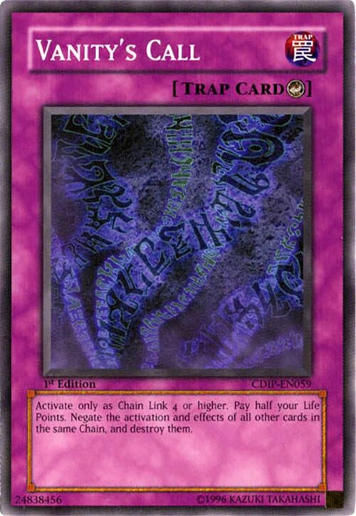 Vanity’s Call (59) - YuGiOh Single