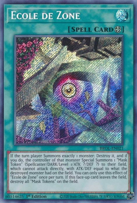 Ecole de Zone (21) (BROL) - YuGiOh Single