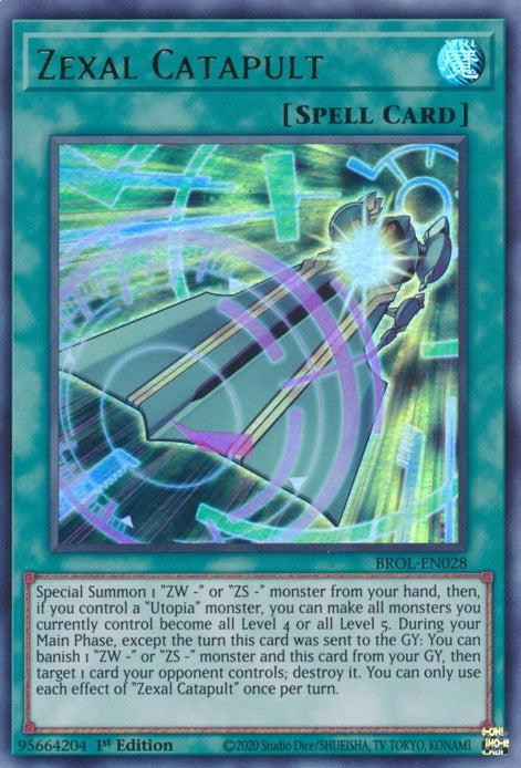 Zexal Catapult (28) (BROL) - YuGiOh Single