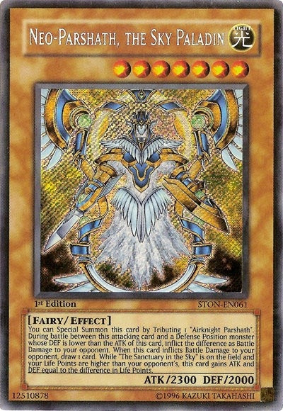 Neo-Parshath The Sky Paladin (61) - YuGiOh Single