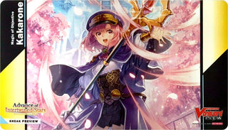 Cardfight!! Vanguard Sneak Preview Playmat: Advance of Intertwined Stars - Magic of Objective Kakarone - Playmats Sealed
