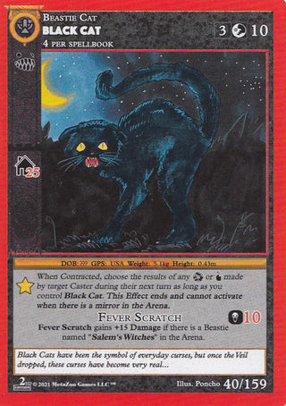 Black Cat (40) (CN2E) - MetaZoo Single