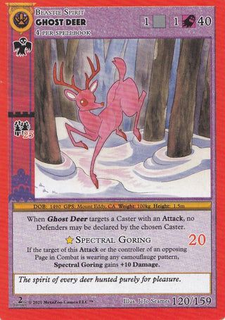 Ghost Deer (120) (CN2E) - MetaZoo Single