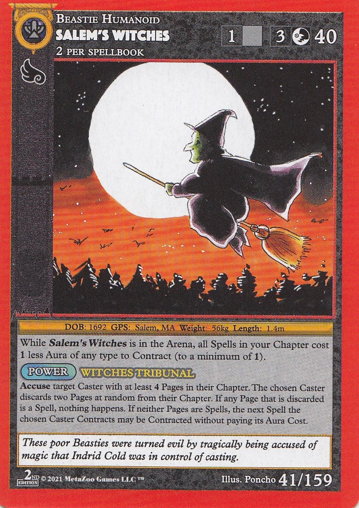 Salem’s Witches (41) (CN2E) - MetaZoo Single