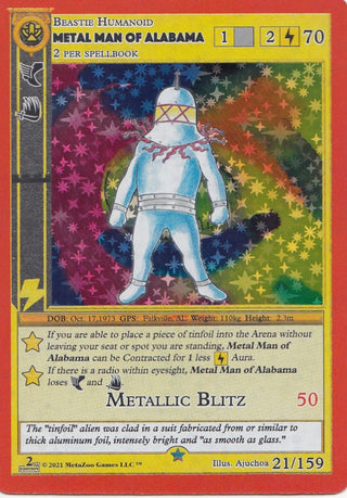 Metal Man of Alabama (21) (CN2E) - MetaZoo Single