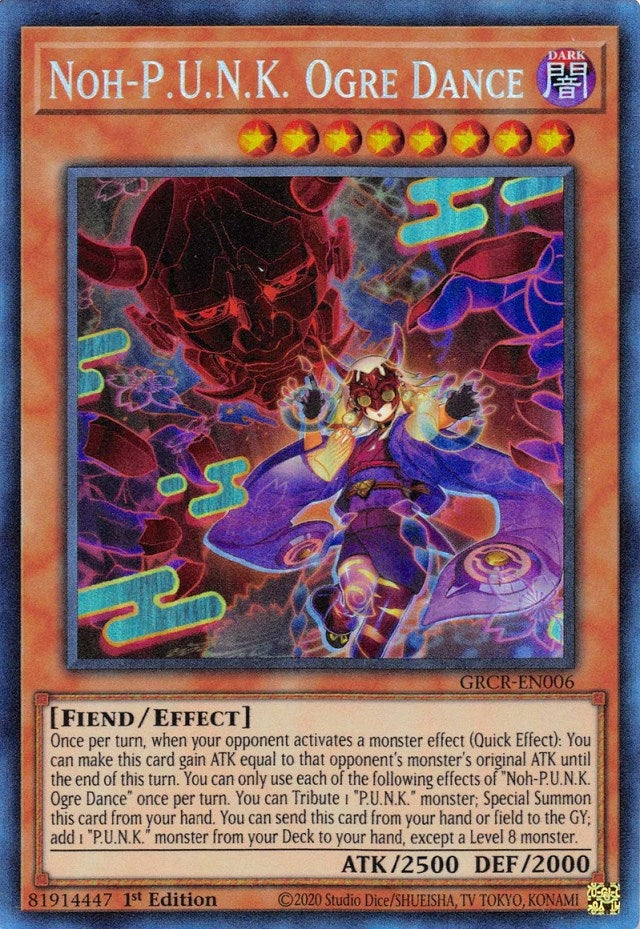 Noh-P.U.N.K. Ogre Dance (CR) (6) (GRCR) - YuGiOh Single