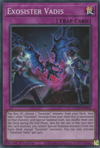Exosister Vadis (24) (GRCR) - YuGiOh Single