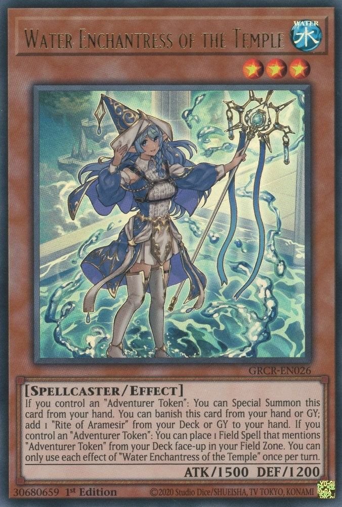 Water Enchantress of the Temple (26) (GRCR) - YuGiOh Single