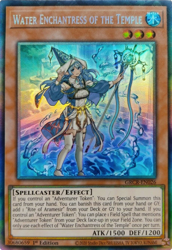Water Enchantress of the Temple (CR) (26) (GRCR) - YuGiOh Single