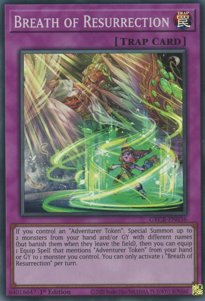 Breath of Resurrection (36) (GRCR) - YuGiOh Single