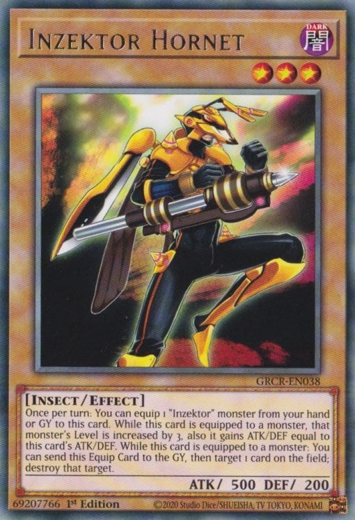 Inzektor Hornet (38) (GRCR) - YuGiOh Single