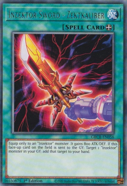 Inzektor Sword - Zektkaliber (56) (GRCR) - YuGiOh Single