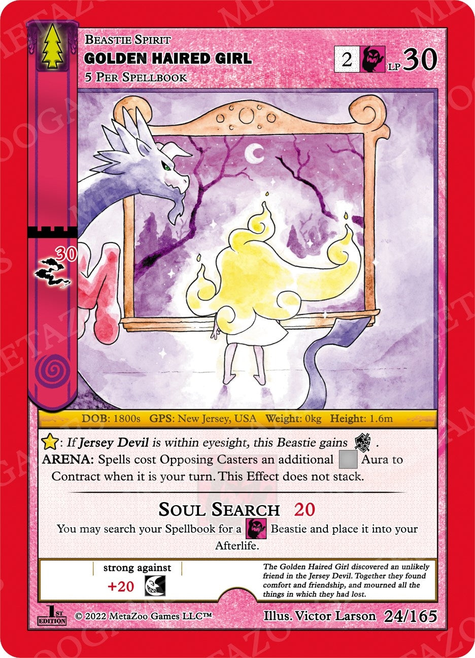 Golden Haired Girl (24) (WILFE) - MetaZoo Single