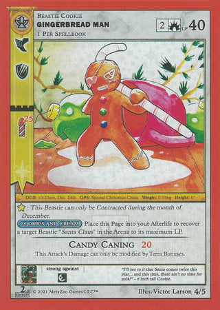 Gingerbread Man (Second Edition) (4) (HOLIP) - MetaZoo Single