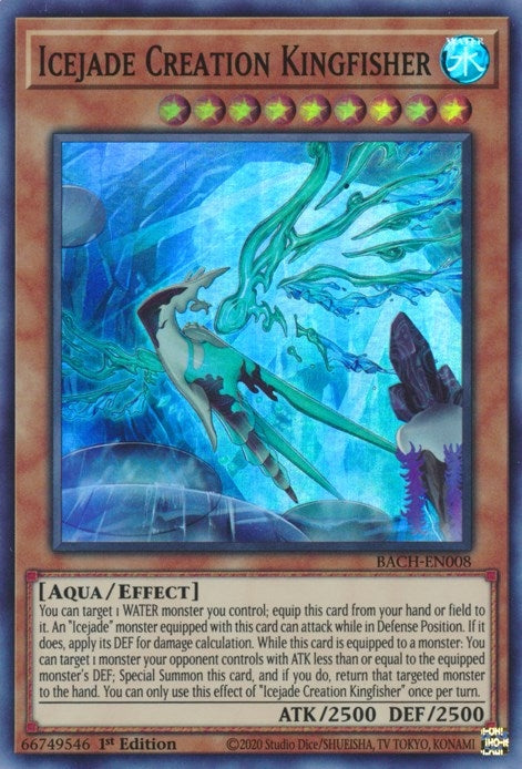 Icejade Creation Kingfisher (8) (BACH) - YuGiOh Single