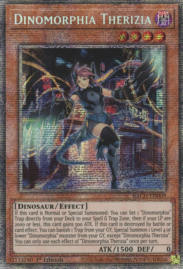 Dinomorphia Therizia (Starlight Rare) (9) (BACH) - YuGiOh Single