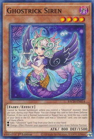 Ghostrick Siren (14) (BACH) - YuGiOh Single