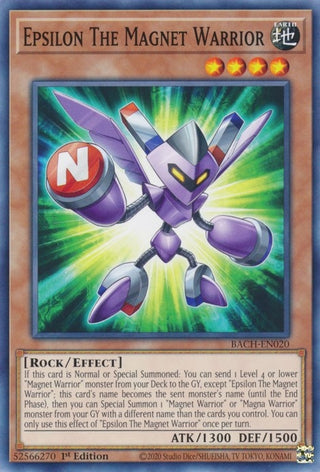 Epsilon The Magnet Warrior (20) (BACH) - YuGiOh Single