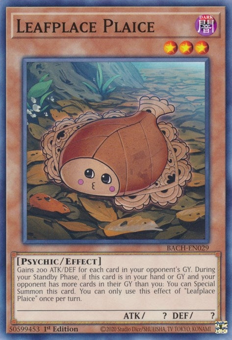 Leafplace Plaice (29) (BACH) - YuGiOh Single