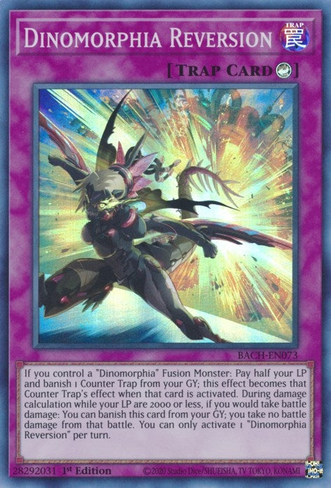 Dinomorphia Reversion (73) (BACH) - YuGiOh Single