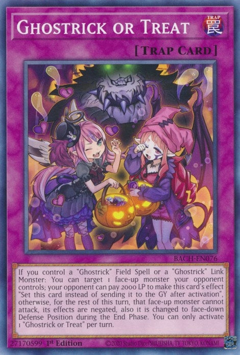 Ghostrick or Treat (76) (BACH) - YuGiOh Single