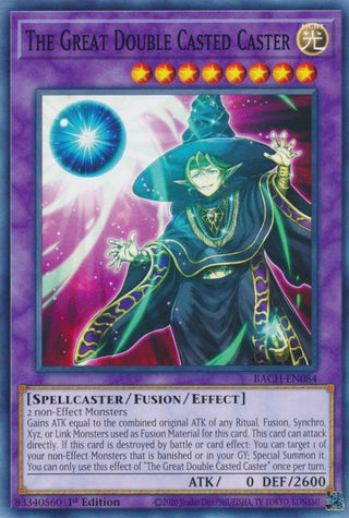 The Great Double Casted Caster (84) (BACH) - YuGiOh Single
