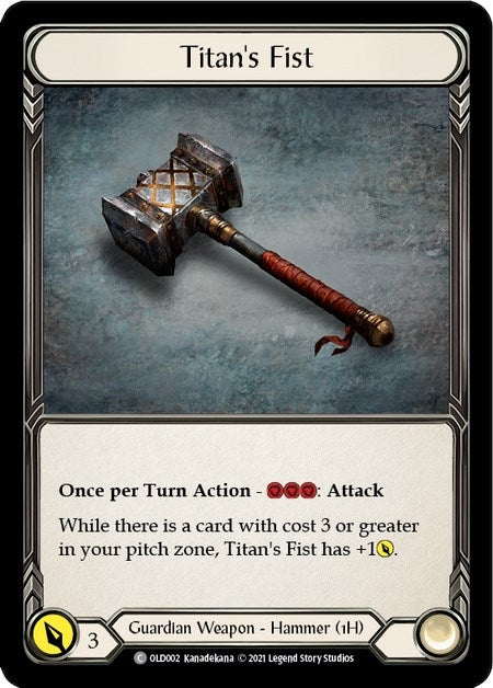Image for Titan's Fist (OLD002) - Flesh and Blood TCG