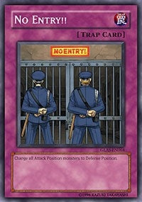 No Entry!! (64) (GLAS) - YuGiOh Single