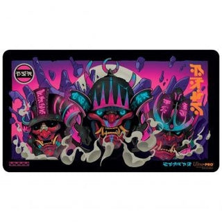 Kamigawa: Neon Dynasty Black Stitched Playmat for Magic: The Gathering - Playmats Sealed