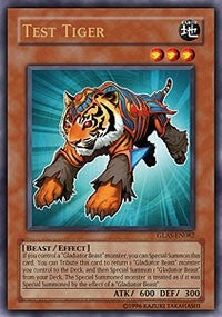 Test Tiger (82) (GLAS) - YuGiOh Single