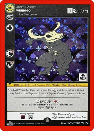 Wendigo (Pin Club Nightfall Mystery Collection 1st Edition) (2) (MISC) - MetaZoo Single