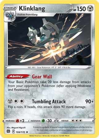 Image for Klinklang (104/172) (SWSH09: Brilliant Stars) - Pokemon