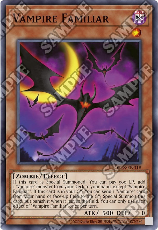 Vampire Familiar (18018) (OP18) - YuGiOh Single