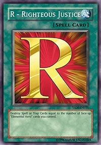 R - Righteous Justice (31) - YuGiOh Single