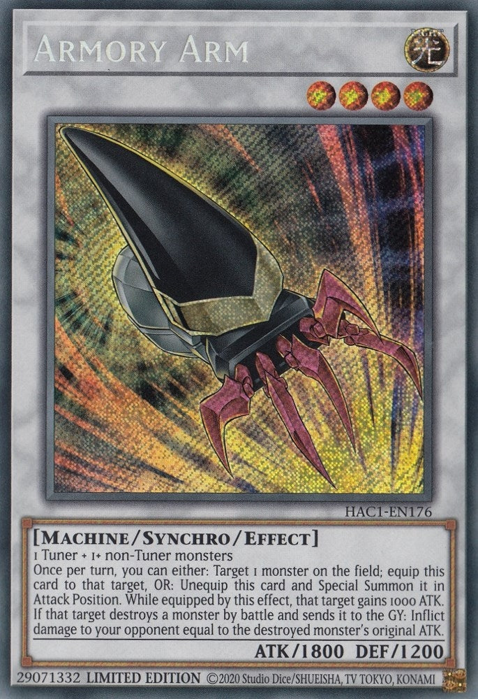 Armory Arm (1176) (HAC1) - YuGiOh Single