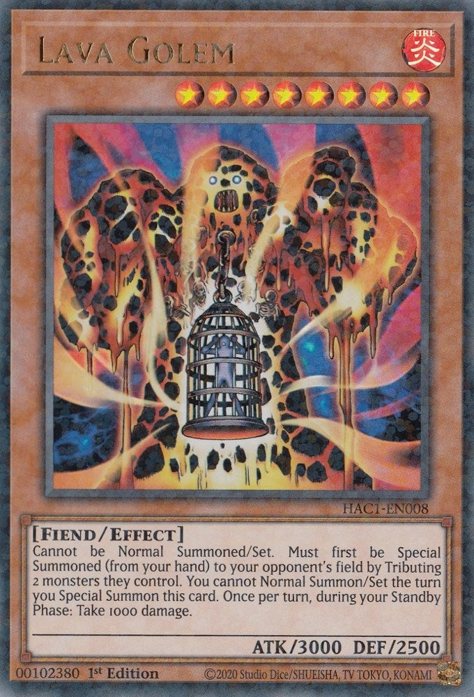 Lava Golem (Duel Terminal) (1008) (HAC1) - YuGiOh Single