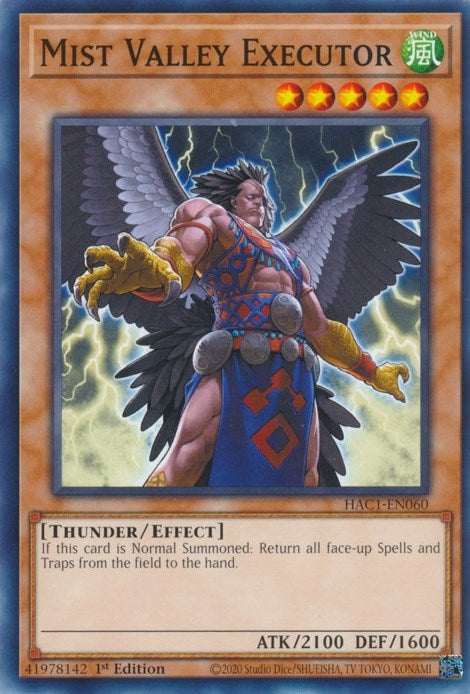 Mist Valley Executor (1060) (HAC1) - YuGiOh Single