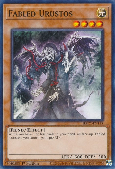 Fabled Urustos (1128) (HAC1) - YuGiOh Single