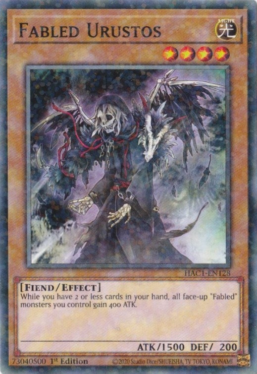Fabled Urustos (Duel Terminal) (1128) (HAC1) - YuGiOh Single