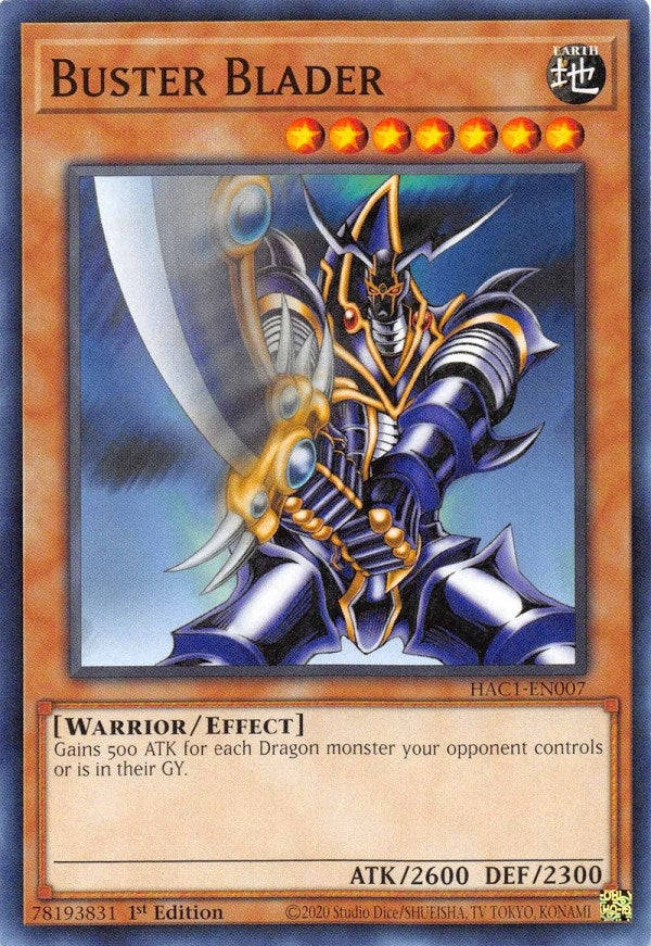 Buster Blader (1007) (HAC1) - YuGiOh Single