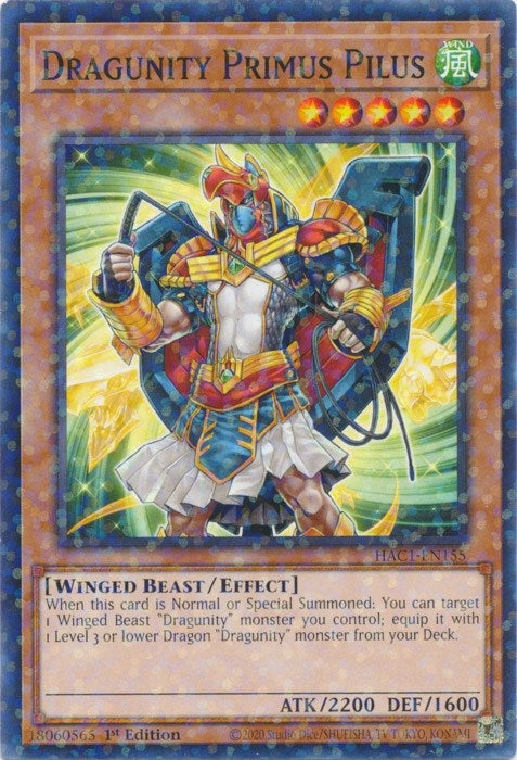 Dragunity Primus Pilus (Duel Terminal) (1155) (HAC1) - YuGiOh Single