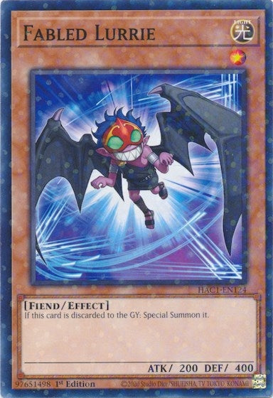 Fabled Lurrie (Duel Terminal) (1124) (HAC1) - YuGiOh Single