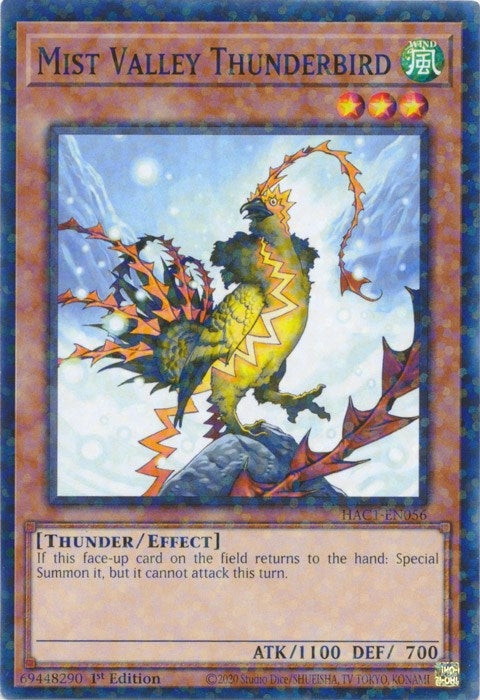 Mist Valley Thunderbird (Duel Terminal) (1056) (HAC1) - YuGiOh Single