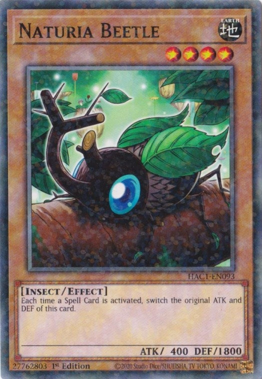 Naturia Beetle (Duel Terminal) (1093) (HAC1) - YuGiOh Single