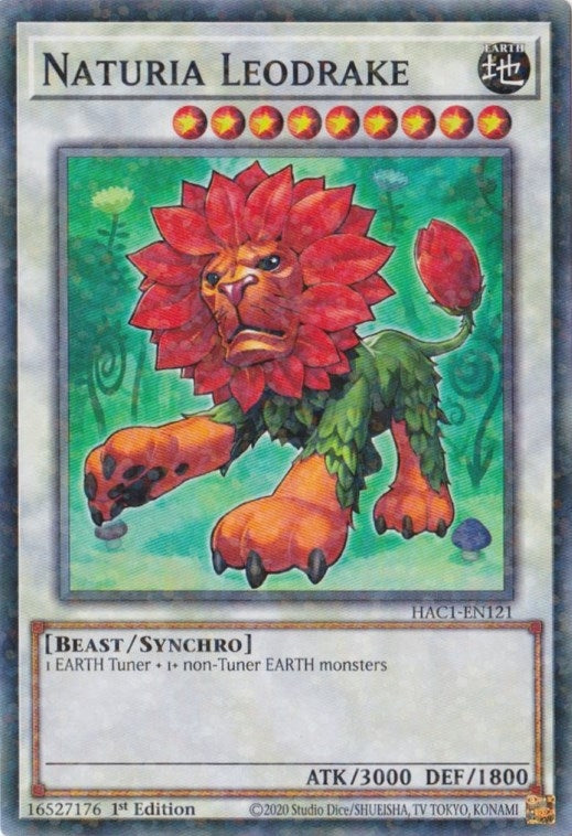 Naturia Leodrake (Duel Terminal) (1121) (HAC1) - YuGiOh Single