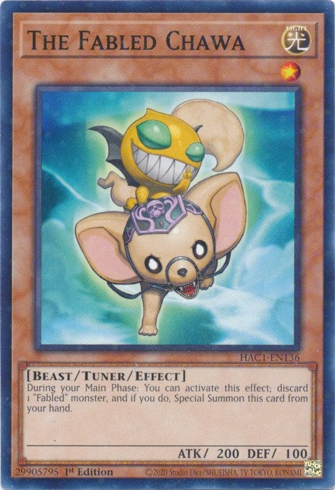 The Fabled Chawa (Duel Terminal) (1136) (HAC1) - YuGiOh Single